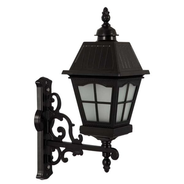 Alüminyum Döküm Pencereli Kare Kapaklı Park Bahçe Feneri 40x55cm