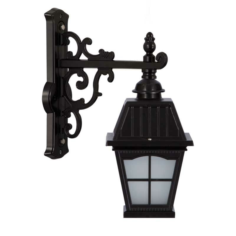 Alüminyum Döküm Pencereli Kare Kapaklı Park Bahçe Feneri 40x55cm