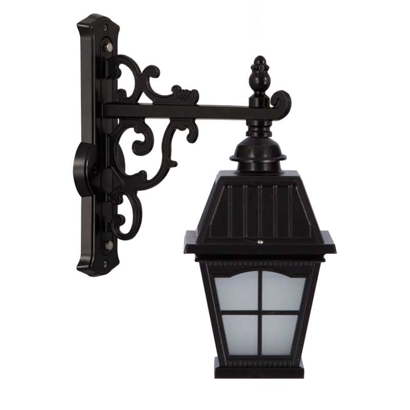 Alüminyum Döküm Pencereli Kare Kapaklı Park Bahçe Feneri 40x55cm