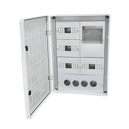 500x700x220 mm Sıva Üstü Sayaç Panosu (36 Sigorta + Trifaze Sayaç + 4lü Priz)