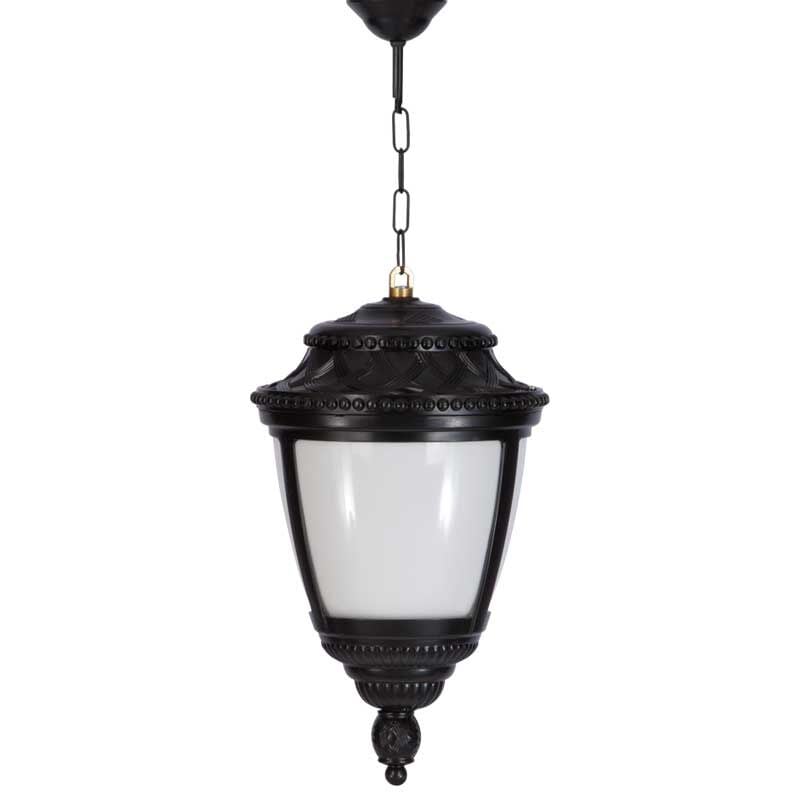 Alüminyum Ulubatlı Hasırlı Model Park Bahçe Feneri 28x65cm