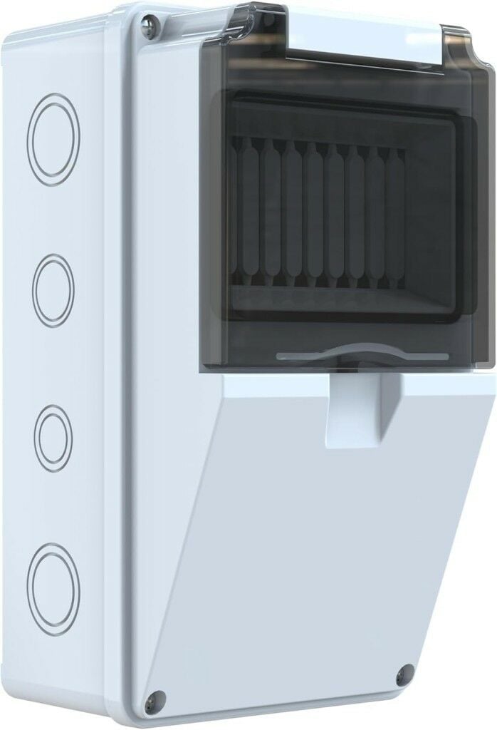 120x220x110 mm Boş Kombinasyon Kutusu (5 Sigorta Kapasiteli)