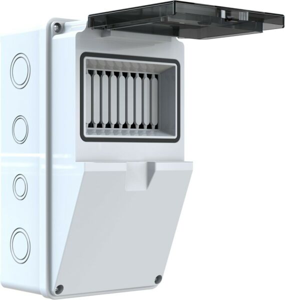 120x220x110 mm Boş Kombinasyon Kutusu (5 Sigorta Kapasiteli)