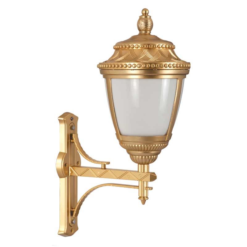 Altın Yaldız Boyalı Ulubatlı Hasırlı Model Park Bahçe Feneri 38x65cm