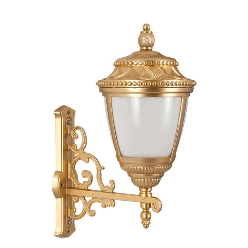 Altın Yaldız Boyalı Ulubatlı Hasırlı Model Park Bahçe Feneri 48x63cm