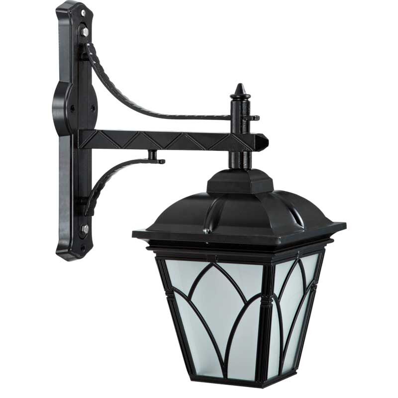 Küçük Kapaklı Alüminyum Lale Model Park Bahçe Feneri 40x50cm