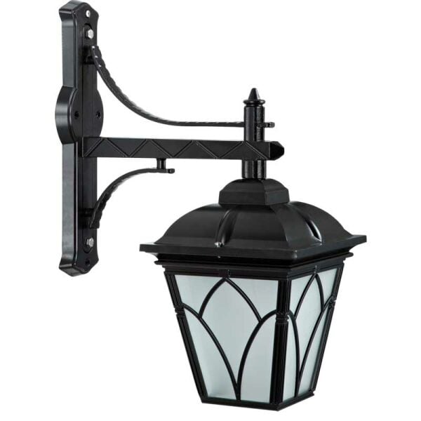 Küçük Kapaklı Alüminyum Lale Model Park Bahçe Feneri 40x50cm