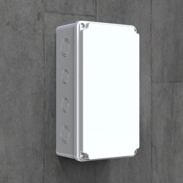 120x220x80 mm Sıva Üstü Opak Kapaklı Buat Kutusu