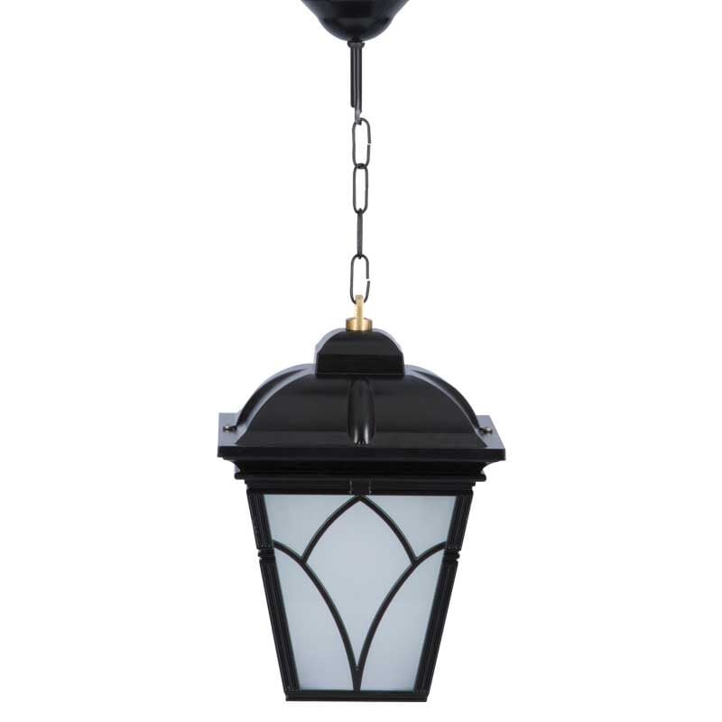 Küçük Kapaklı Alüminyum Lale Model Park Bahçe Feneri 23x50cm