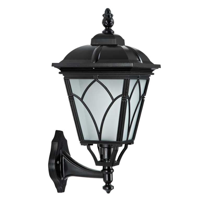 Küçük Kapaklı Alüminyum Lale Model Park Bahçe Feneri 26x45cm