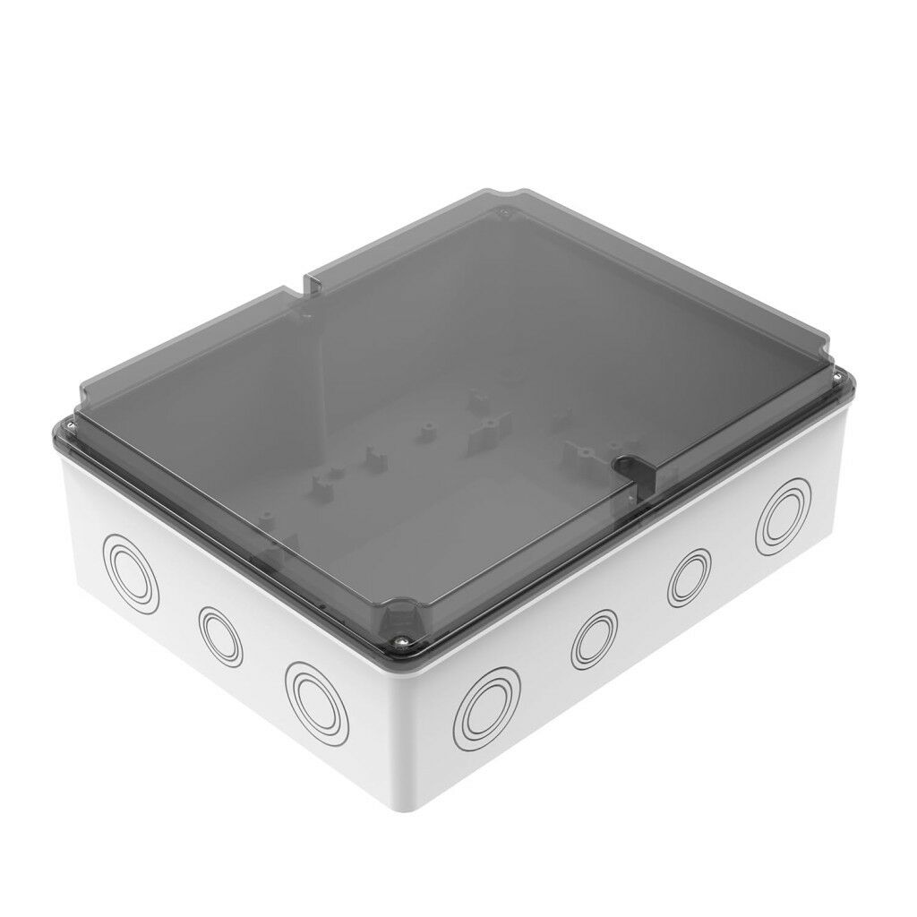 290x230x100 mm Sıva Üstü Şeffaf Kapaklı Buat Kutusu