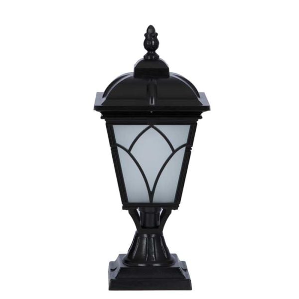 Küçük Kapaklı Alüminyum Lale Model Park Bahçe Feneri 23x50cm