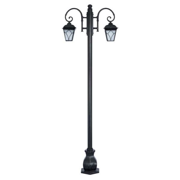 Küçük Kapaklı Alüminyum Lale Park Bahçe Aydınlatma Direği 90x280cm