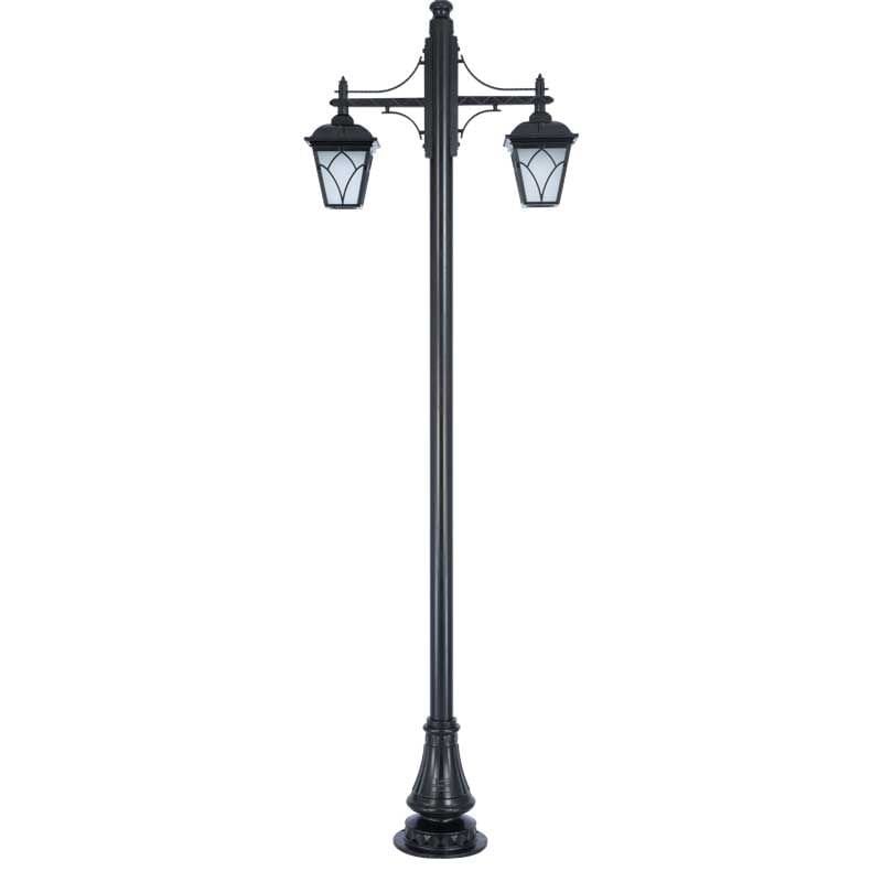 Küçük Kapaklı Alüminyum Lale Park Bahçe Aydınlatma Direği 90x280cm