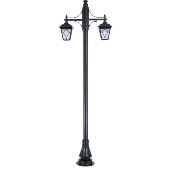 Küçük Kapaklı Alüminyum Lale Park Bahçe Aydınlatma Direği 90x280cm