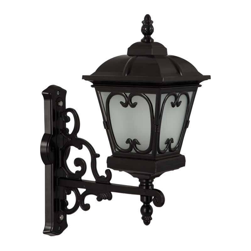 Küçük Kapaklı Alüminyum Dekoratif Kare Park Bahçe Feneri 40x55cm