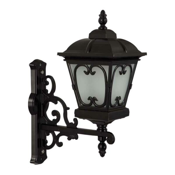 Küçük Kapaklı Alüminyum Dekoratif Kare Park Bahçe Feneri 40x55cm