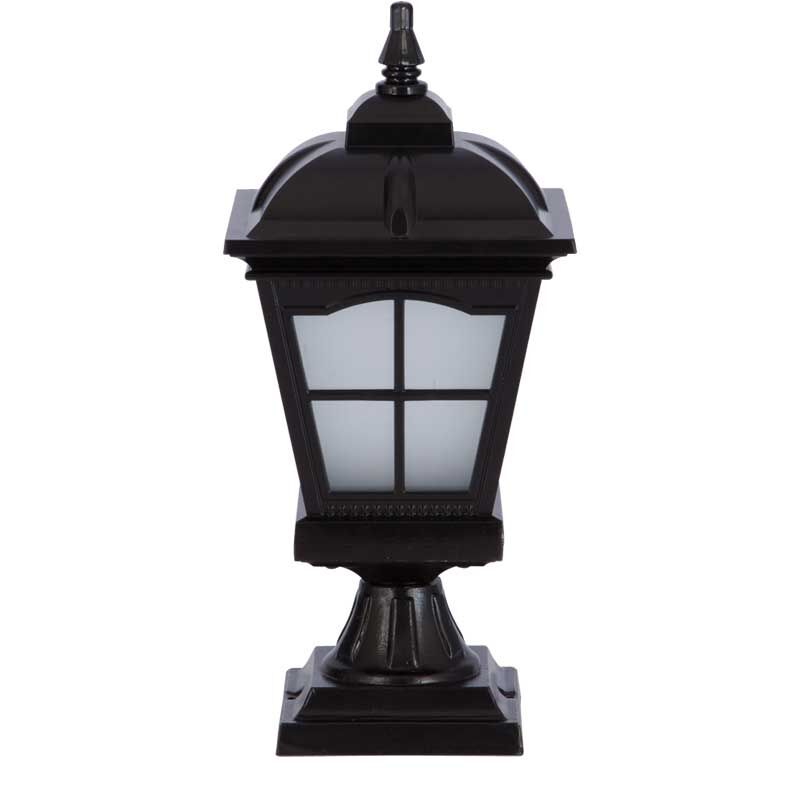 Alüminyum Döküm Pencereli Park Bahçe Feneri 23x50cm