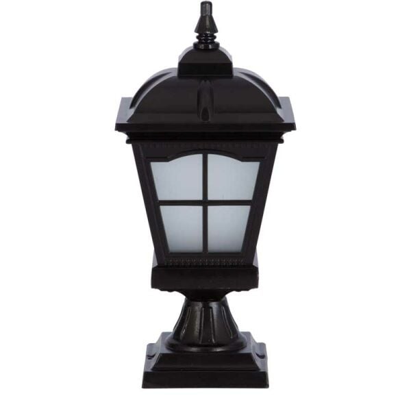 Alüminyum Döküm Pencereli Park Bahçe Feneri 23x50cm