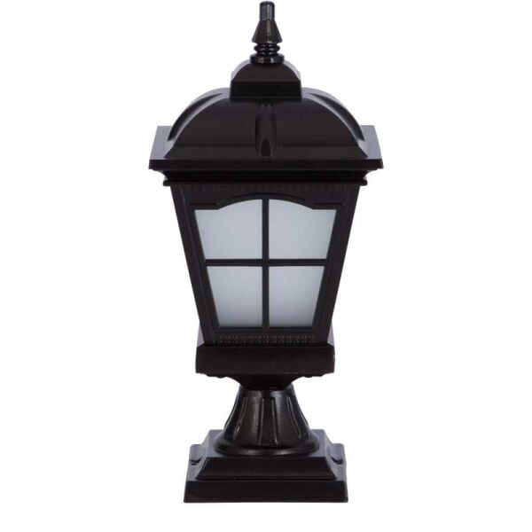 Alüminyum Döküm Pencereli Park Bahçe Feneri 23x50cm