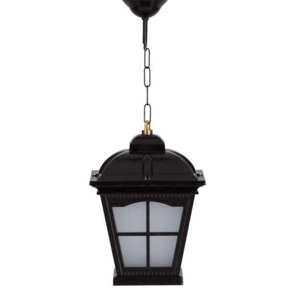 Alüminyum Döküm Pencereli Park Bahçe Feneri 23x60cm