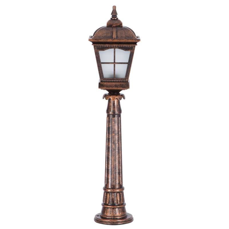 Alüminyum Döküm Pencereli Park Bahçe Feneri 23x95cm