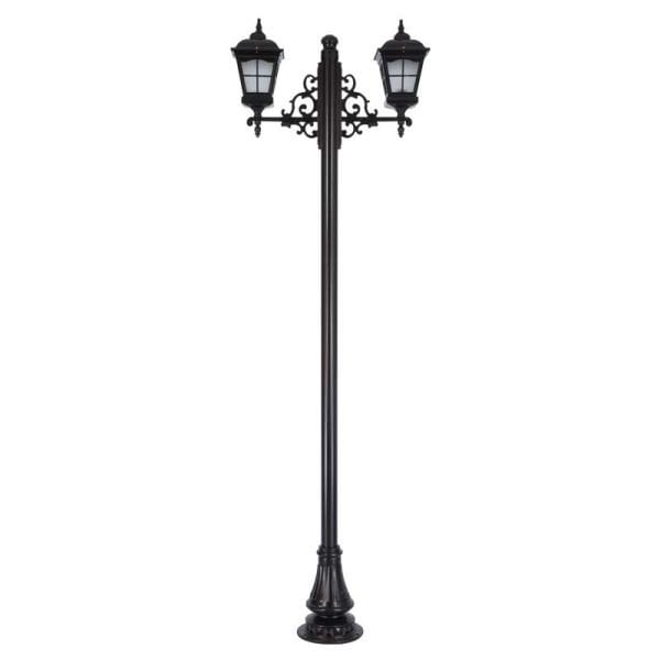 Alüminyum Döküm Pencere Fenerli Park Bahçe Aydınlatma Direği 90x260cm