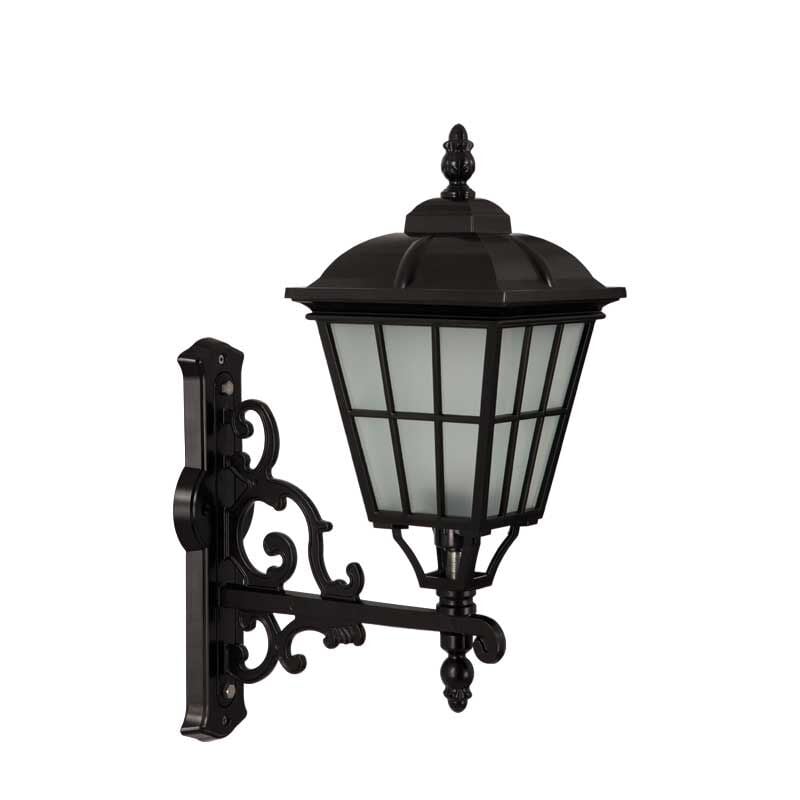 Alüminyum Büyük Çıtalı Küçük Kapaklı Park Bahçe Feneri 40x55cm