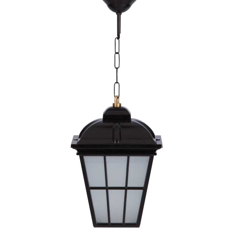 Alüminyum Büyük Çıtalı Küçük Kapaklı Park Bahçe Feneri 23x60cm