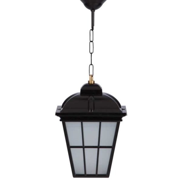 Alüminyum Büyük Çıtalı Küçük Kapaklı Park Bahçe Feneri 23x60cm