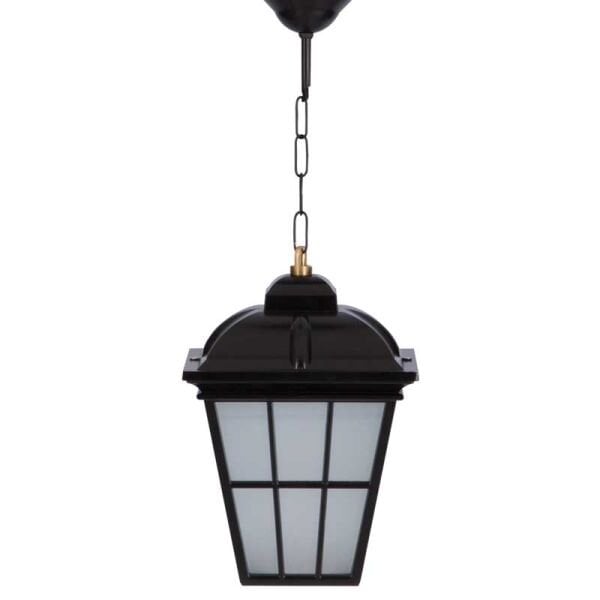 Alüminyum Büyük Çıtalı Küçük Kapaklı Park Bahçe Feneri 23x60cm