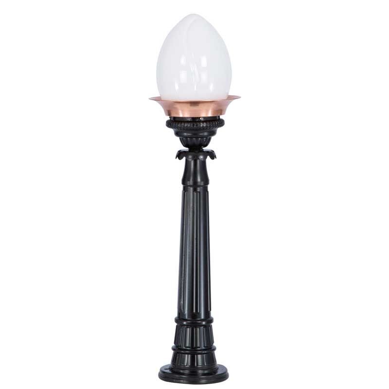 Meşale Bakır Sıvamalı Model Park Bahçe Feneri 22x95cm