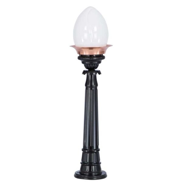 Meşale Bakır Sıvamalı Model Park Bahçe Feneri 22x95cm