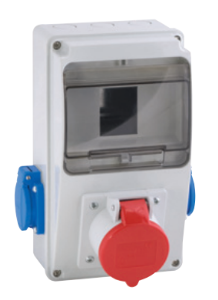 130x240x105cm Açılı Model Kombinasyon Kutusu Makine Prizi 3x25 ön+Pano Prizi 1x16 yan 2