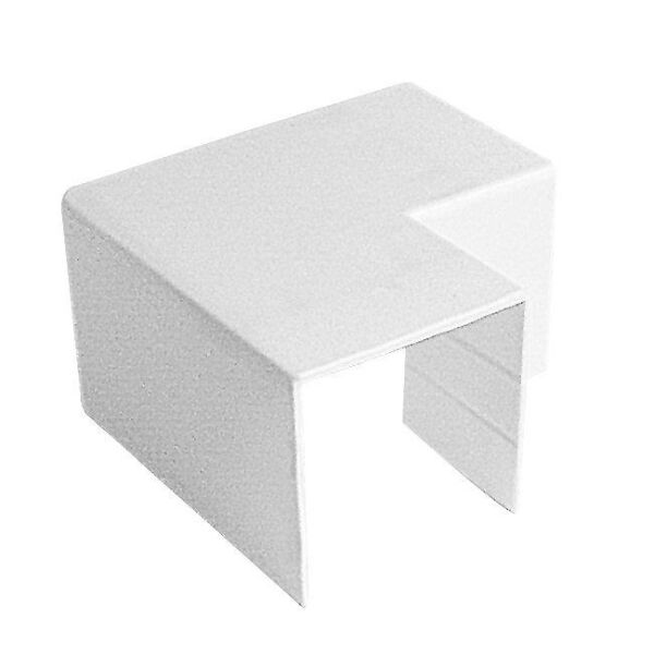 Mutlusan 12x12mm Kablo Kanalı İçin 90 L Köşe 5 Adet