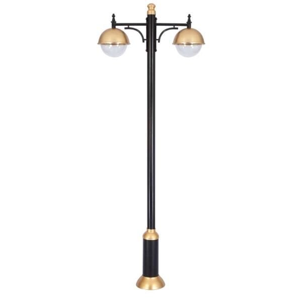 Altın Yaldız Boyalı Tas Model Park Bahçe Feneri 90x275cm