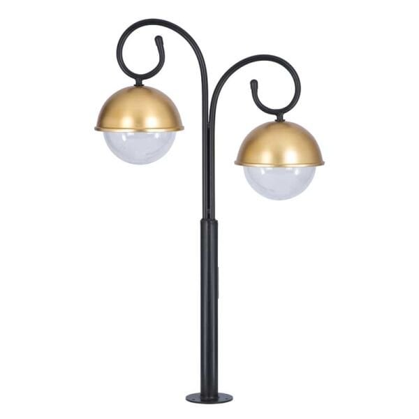 Altın Yaldız Boyalı Tas Model Park Bahçe Feneri 60x130cm