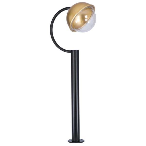 Altın Yaldız Boyalı Tas Model Park Bahçe Feneri 45x130cm