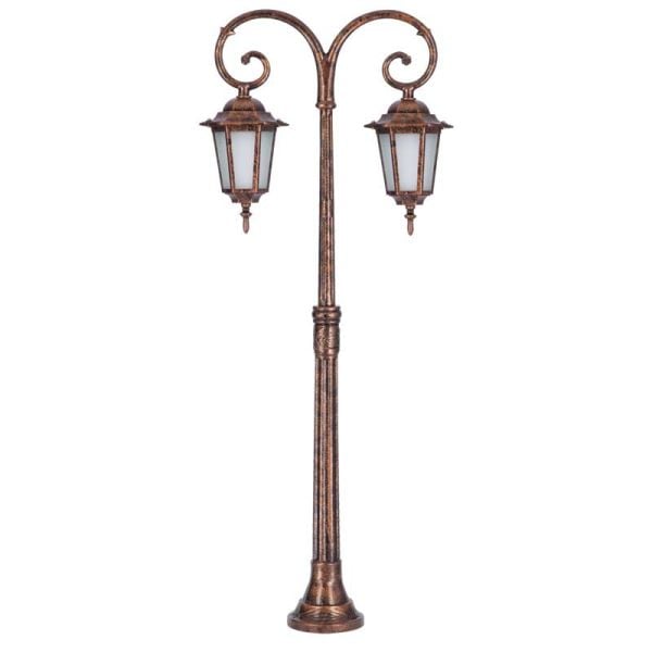 Alüminyum Küçük Altıgen Park Bahçe Feneri 56x140cm