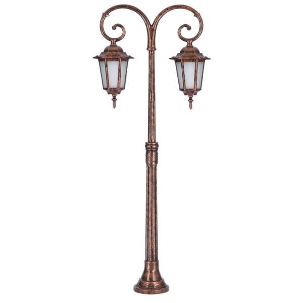 Alüminyum Küçük Altıgen Park Bahçe Feneri 56x140cm