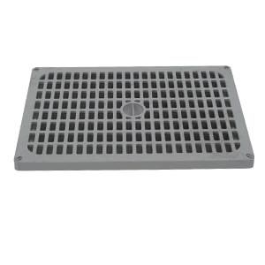 36x26x32 mm Termoplastik Yeraltı Buat İçin Izgaralı Gri kapak