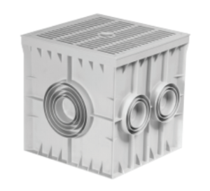 40x40x40 mm Termoplastik Yeraltı Buat, Kapaksız 6 Çık. Kapaksız