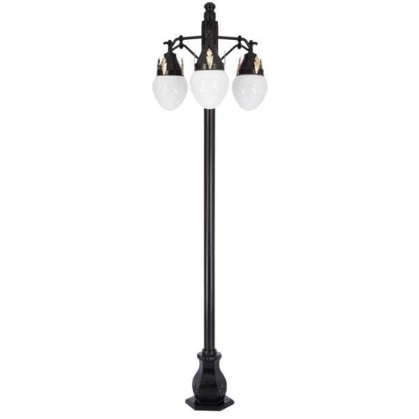 Akrilik Camlı Saçaklı Model Park Bahçe Aydınlatma Direği 85x275cm