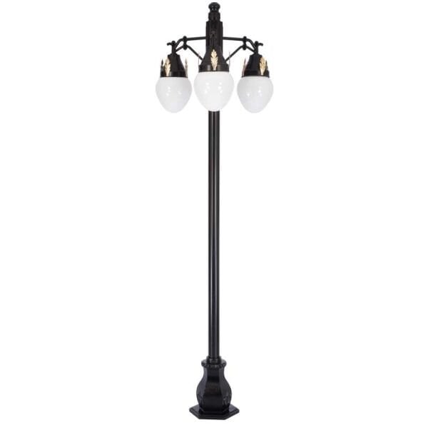 Akrilik Camlı Saçaklı Model Park Bahçe Aydınlatma Direği 85x275cm