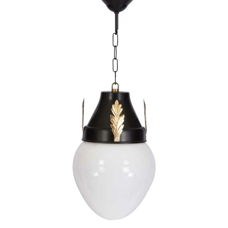 Akrilik Camlı Saçaklı Model Park Bahçe Armatür 25x60cm