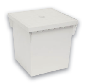 20x20x20 mm Termoplastik Yeraltı Buat Gri Düz