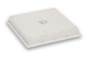 20x20x3 mm Termoplastik Yeraltı Buat İçin Rögar Kapağı ve Çercevesi