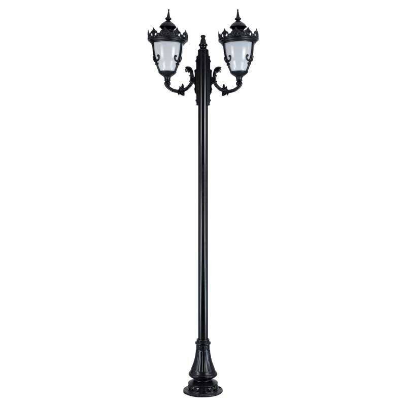 Alüminyum Taçlı Model Park Bahçe Aydınlatma Direği 85x280cm