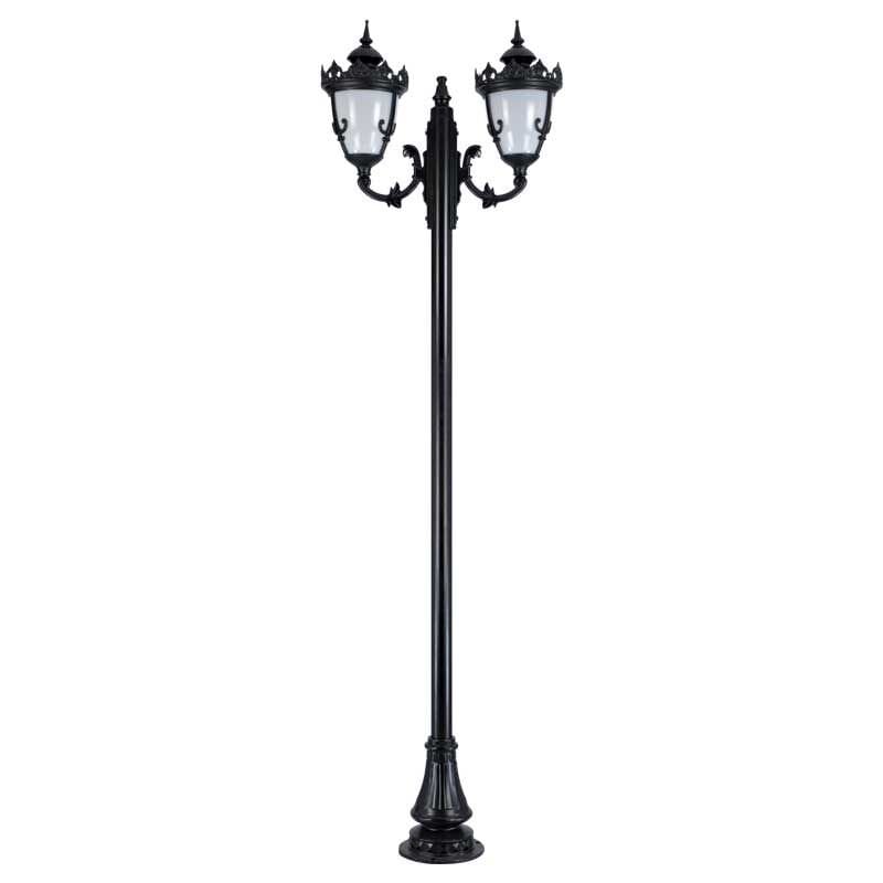 Alüminyum Taçlı Model Park Bahçe Aydınlatma Direği 85x280cm