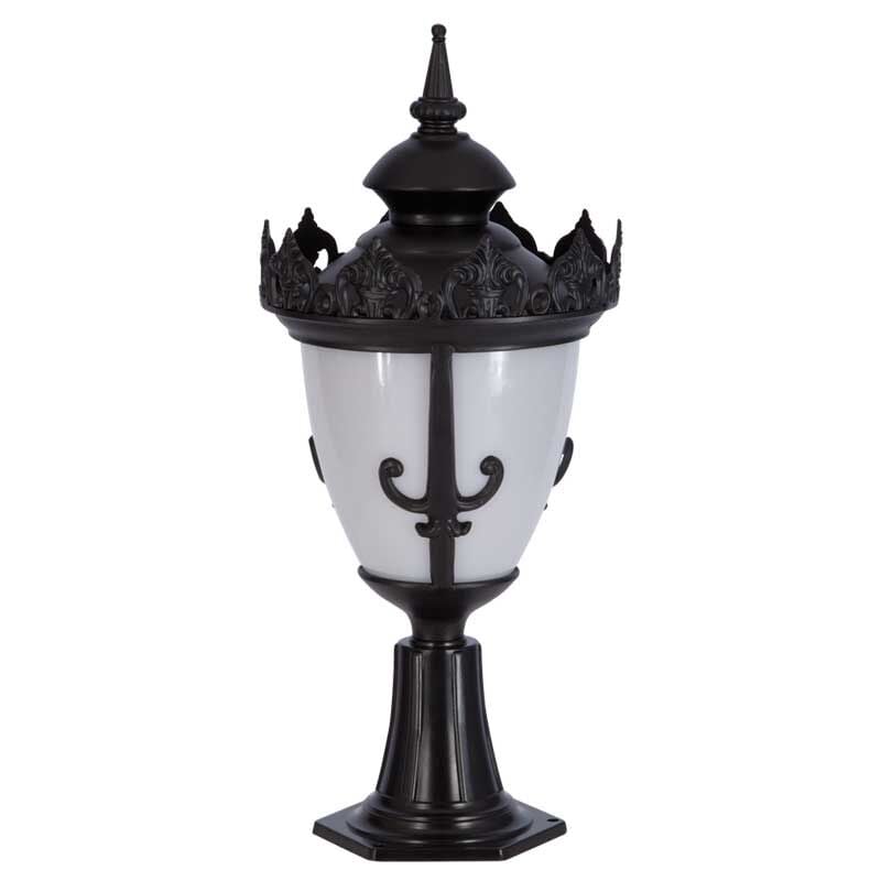 Alüminyum Taçlı Model Park Bahçe Feneri 32x75cm